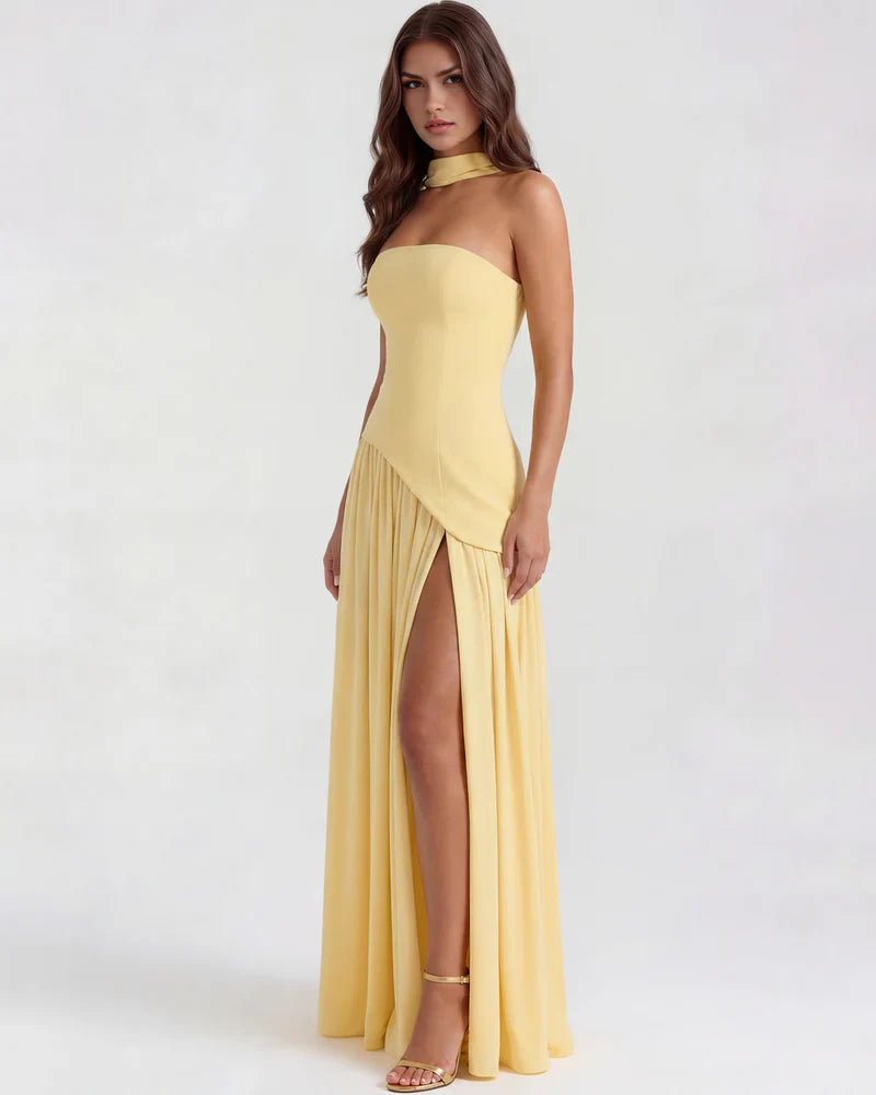 Vestido Maxi Chloe - Marrón