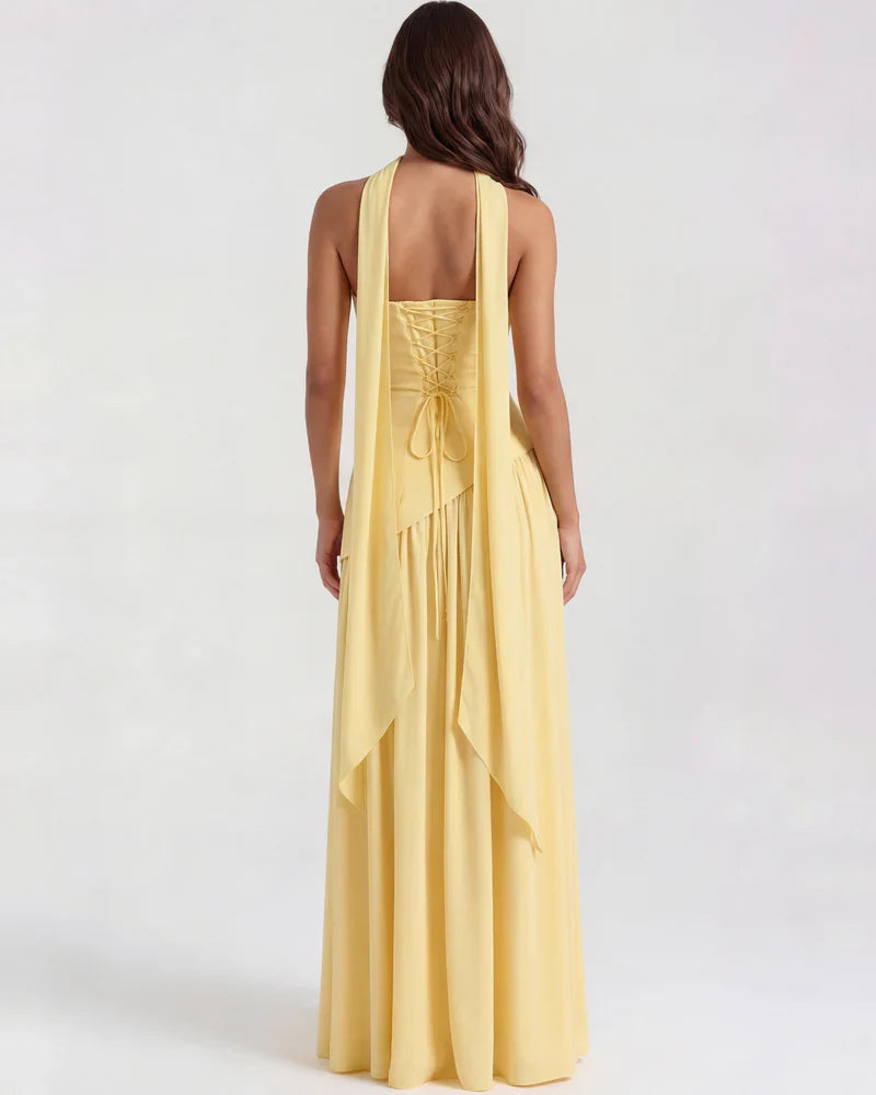 Vestido Maxi Chloe - Marrón