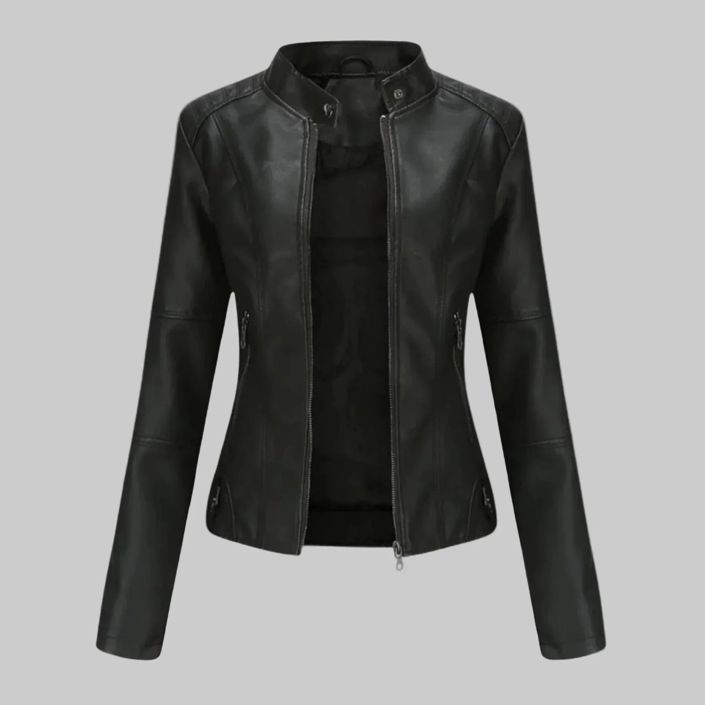 Romina | Chaqueta de Cuero Casual