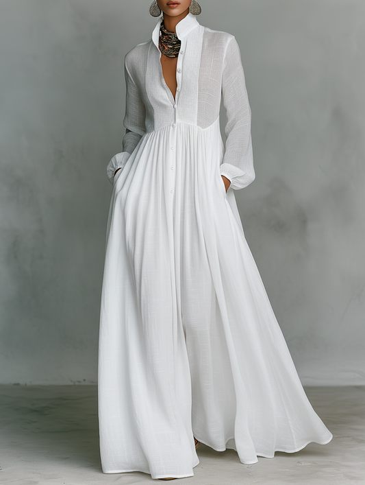 Nora™ | Vestido Maxi Minimalista