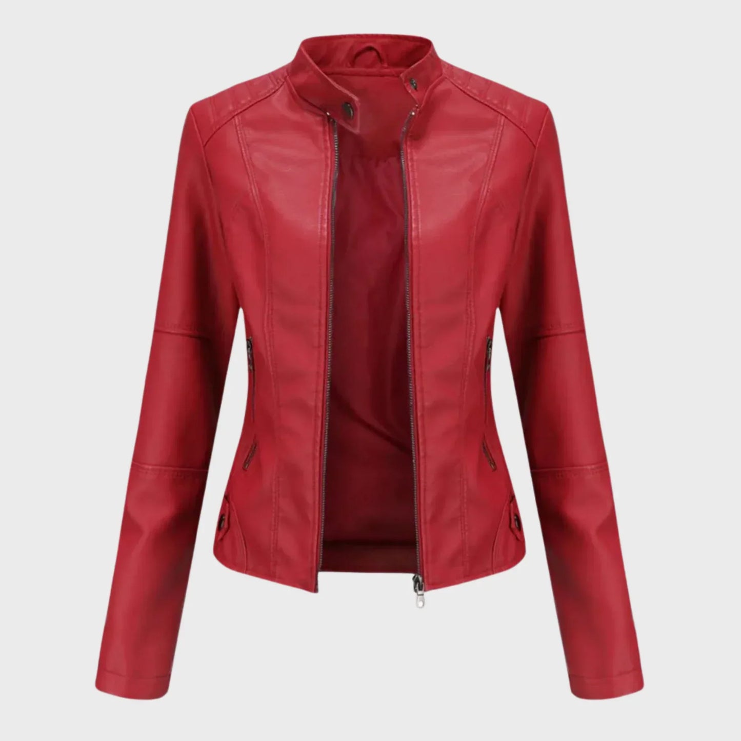 Romina | Chaqueta de Cuero Casual