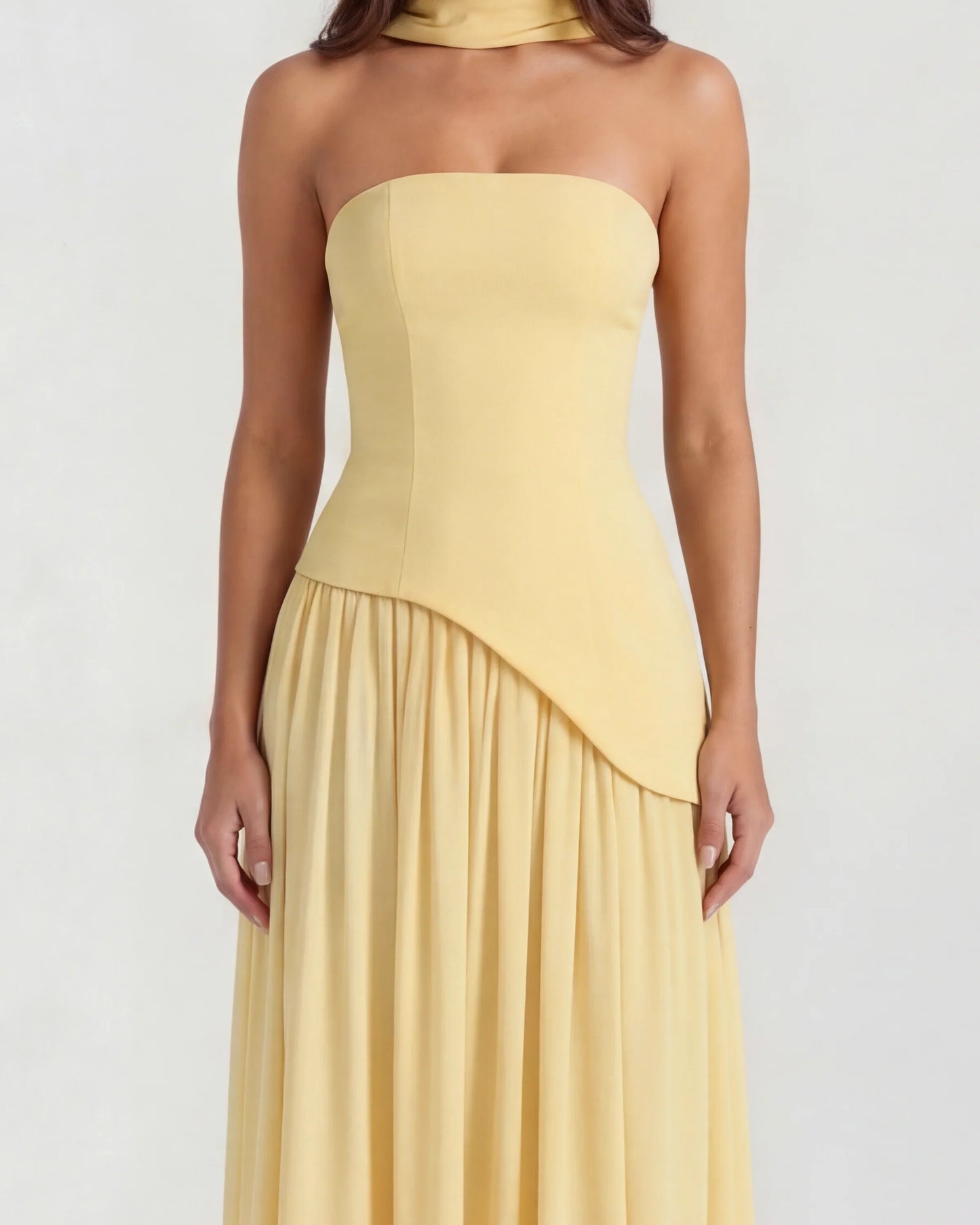 Vestido Maxi Chloe - Marrón