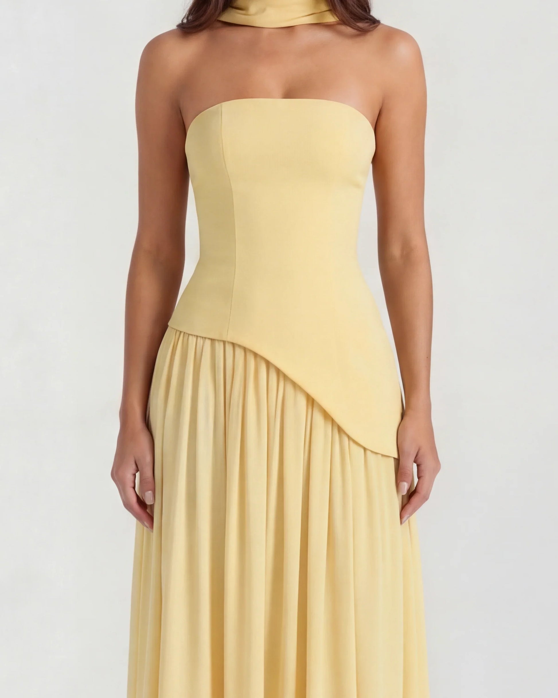 Vestido Maxi Chloe - Marrón