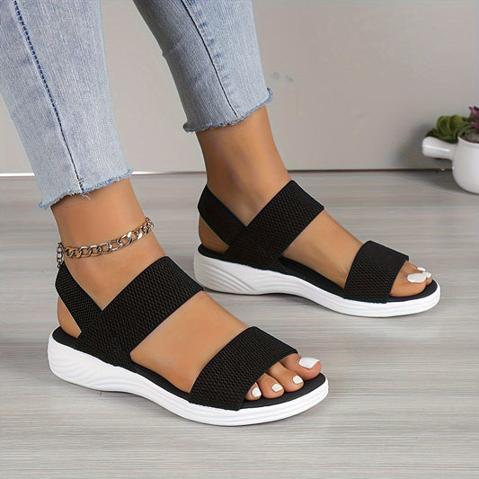 Leocadia | Sandalias ligeras para mujer con tiras elásticas de verano