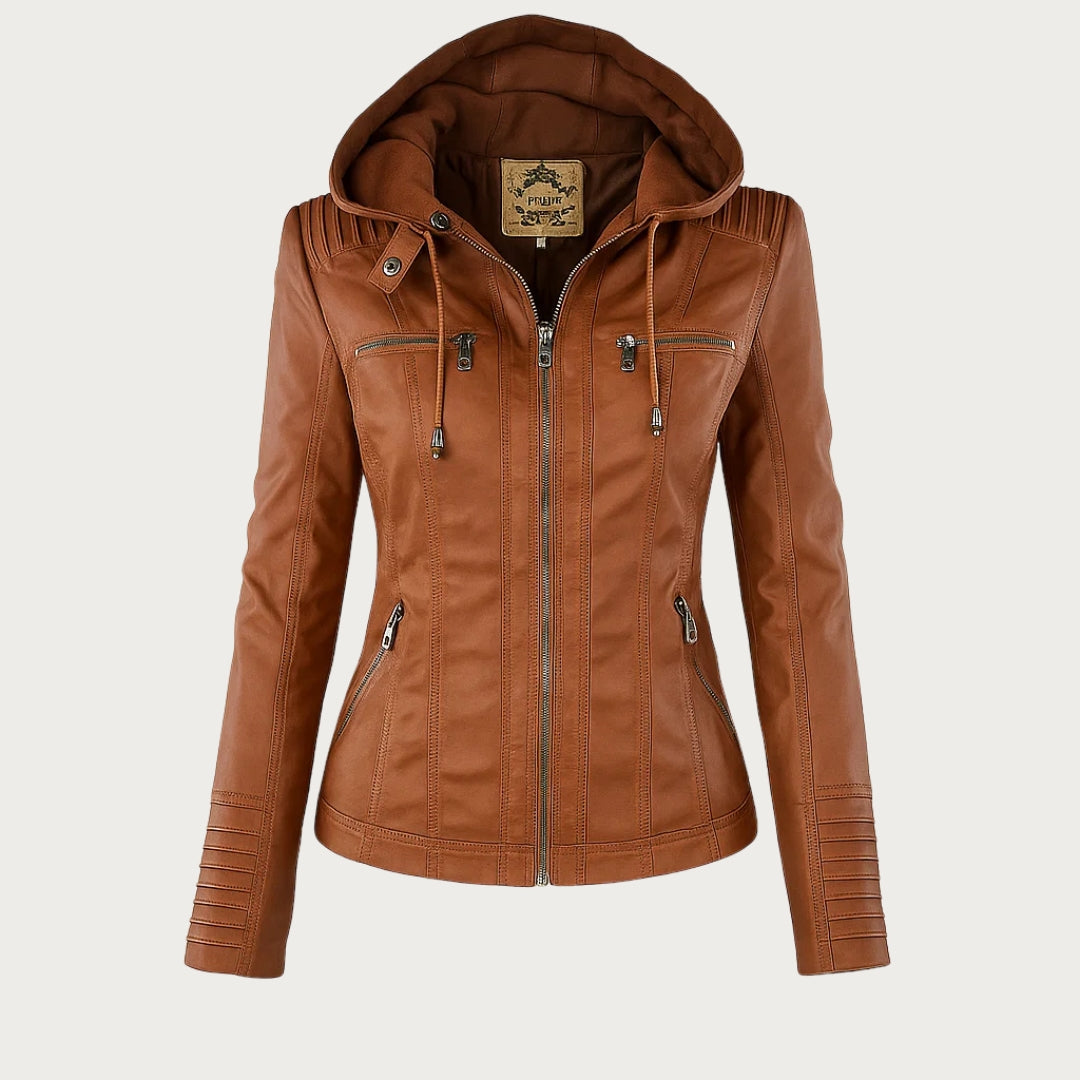 Monika | chaqueta de piel vegana