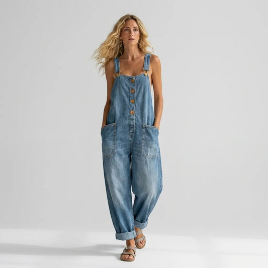ROCÍO™ - MONO VAQUERO CASUAL CON HEBILLA AJUSTABE