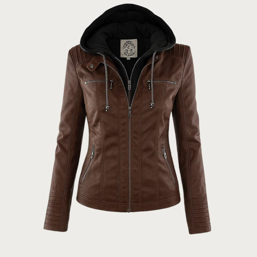Monika | chaqueta de piel vegana