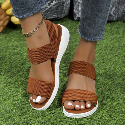 Leocadia | Sandalias ligeras para mujer con tiras elásticas de verano