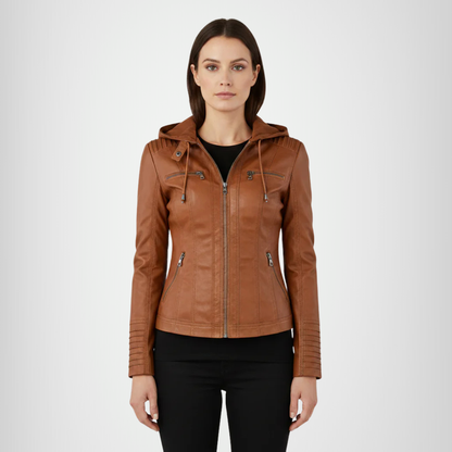 Monika | chaqueta de piel vegana