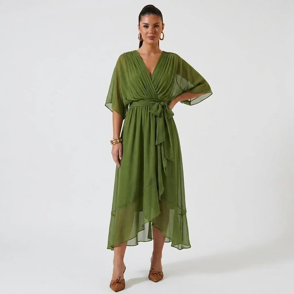 Monica™ | Vestido De Chiffon