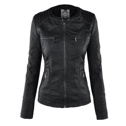Monika | chaqueta de piel vegana