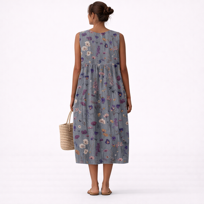 Amelia | Vestido midi fluido
