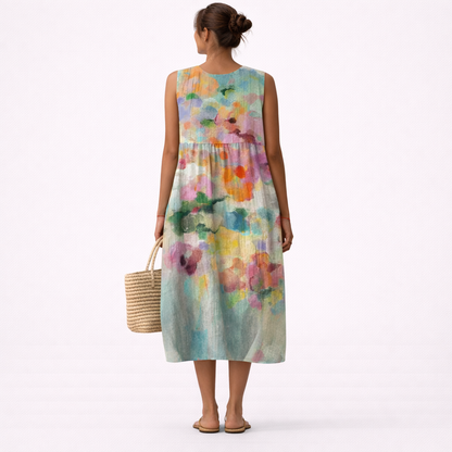 Alessia | Vestido midi estampado