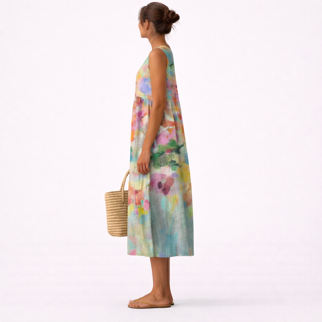 Alessia | Vestido midi estampado