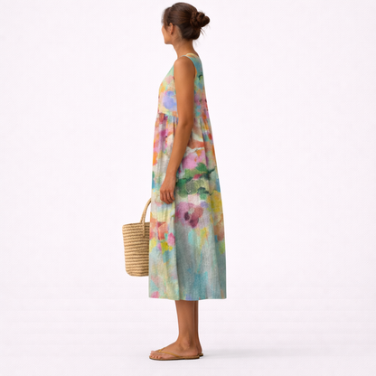 Alessia | Vestido midi estampado