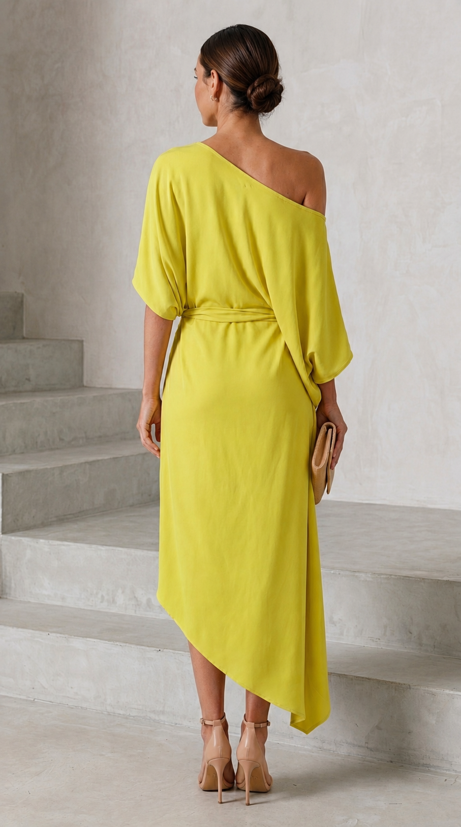 Camila | Vestido asimétrico elegante
