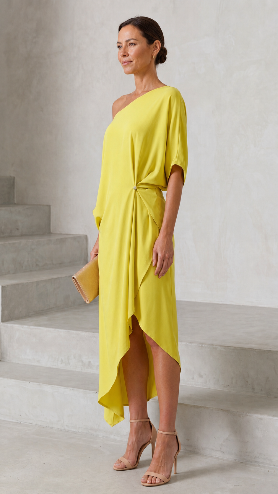 Camila | Vestido asimétrico elegante