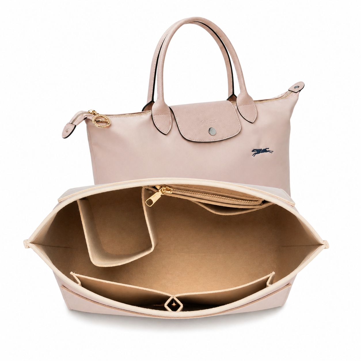 BOLSA TOTE GRANDE LONGCHAM | BEIGE CLARO