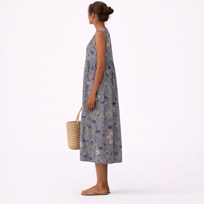 Amelia | Vestido midi fluido