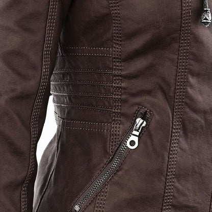 Monika | chaqueta de piel vegana