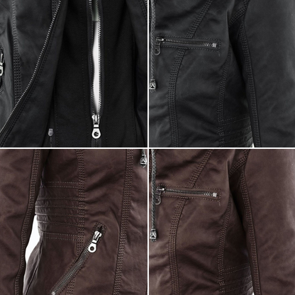 Monika | chaqueta de piel vegana