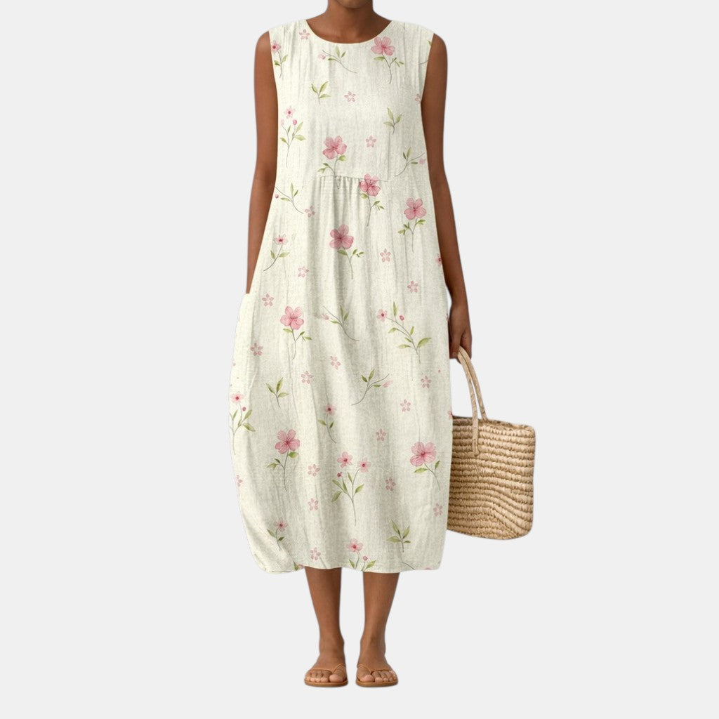 Emilia | Vestido midi fluido