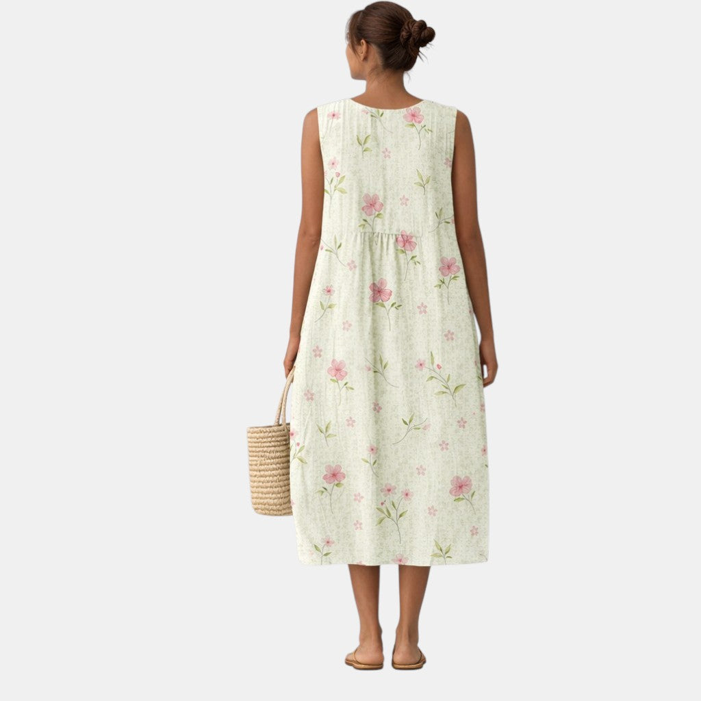 Emilia | Vestido midi fluido