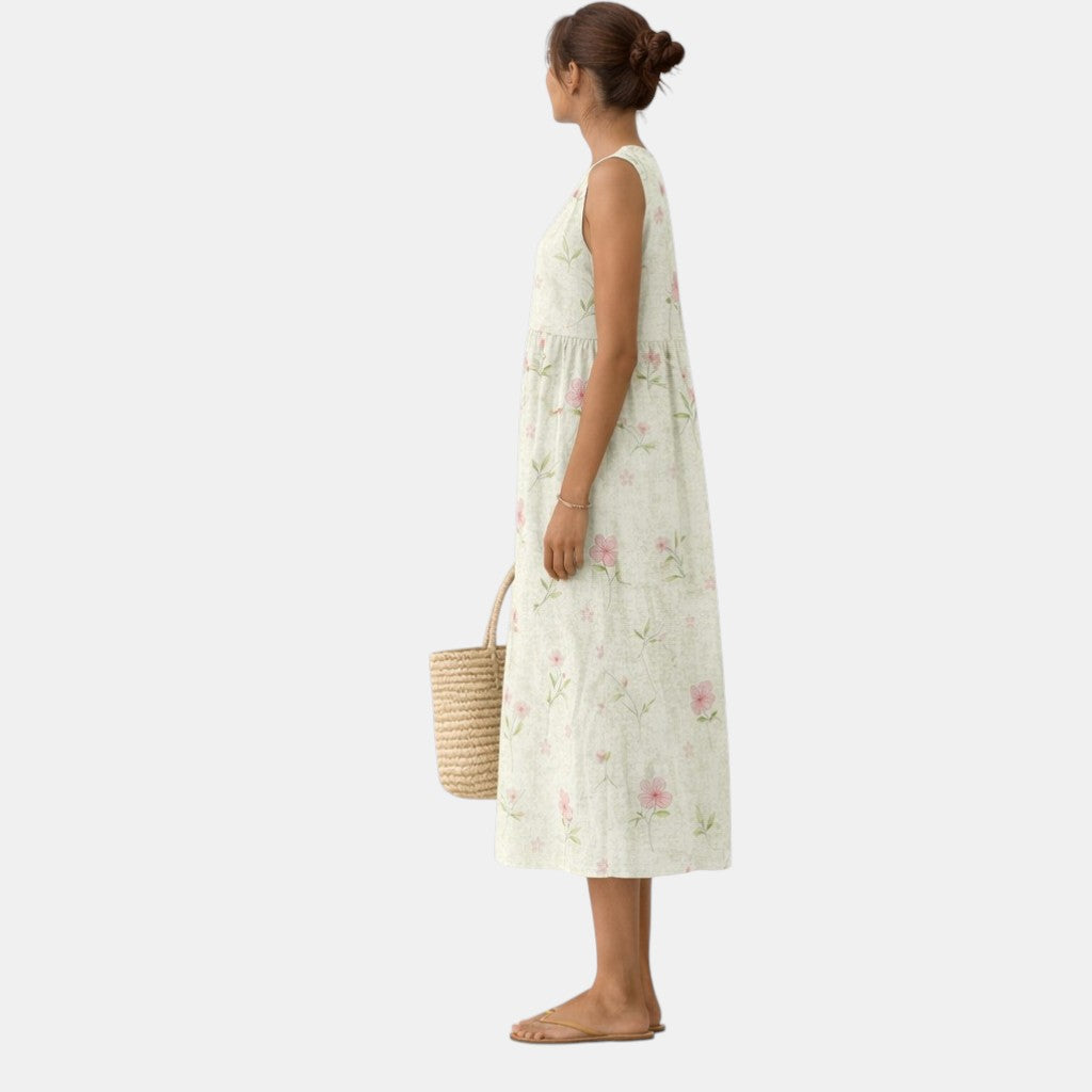 Emilia | Vestido midi fluido