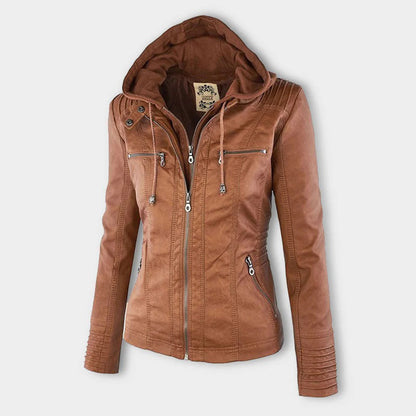 Monika | chaqueta de piel vegana