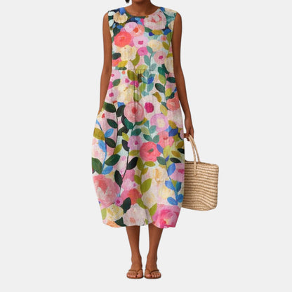 Daniela | Vestido midi fluido