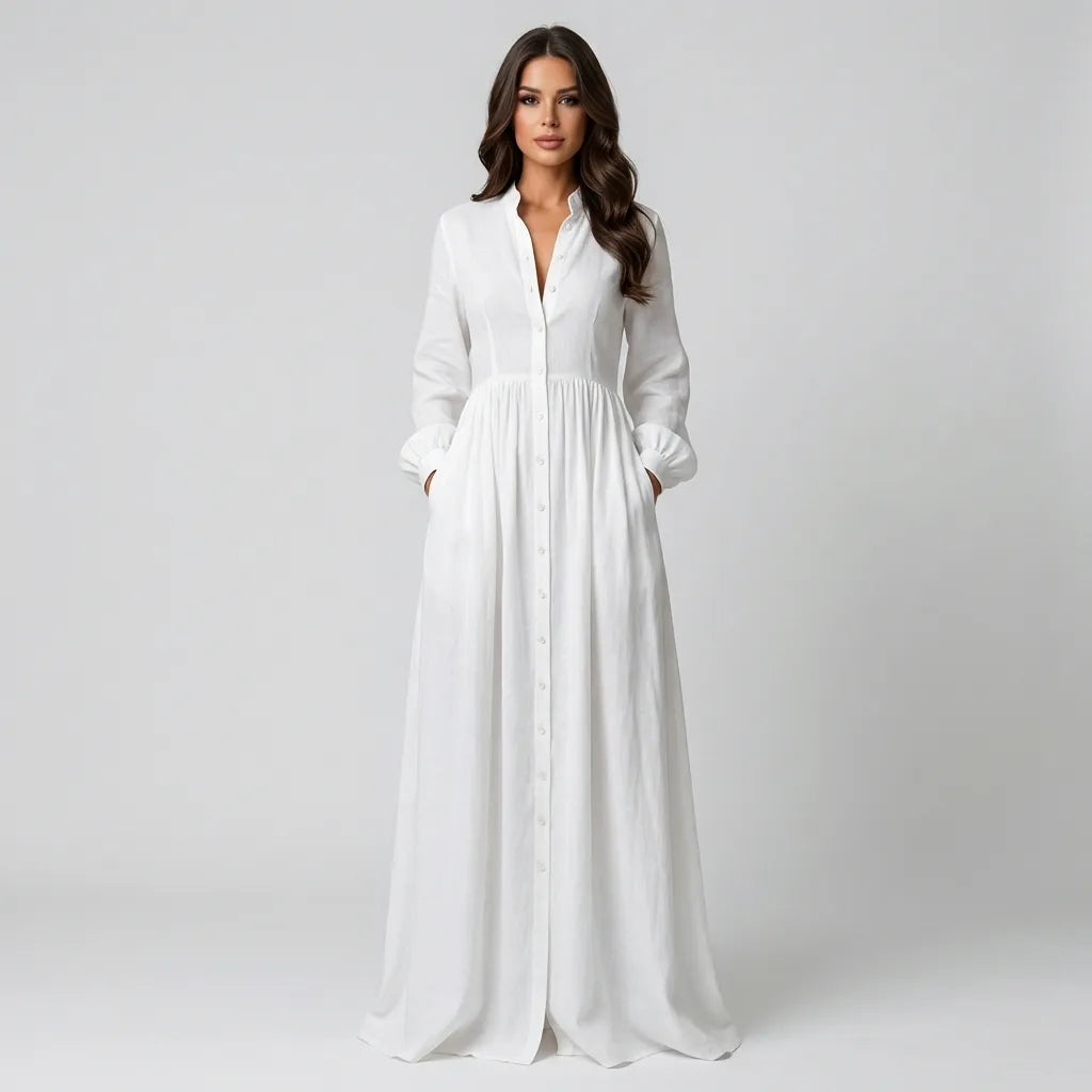 Elisa – Vestido Maxi Patchwork