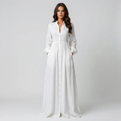 Elisa – Vestido Maxi Patchwork