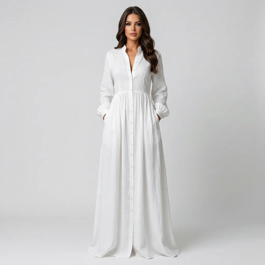 Elisa – Vestido Maxi Patchwork