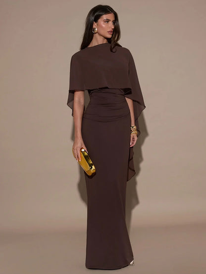 Aurora | Vestido Con Capa