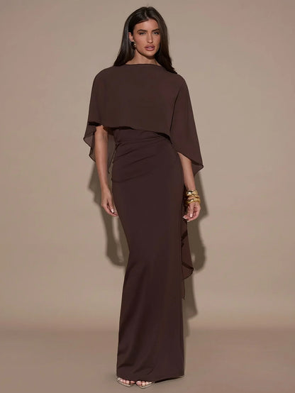 Aurora | Vestido Con Capa
