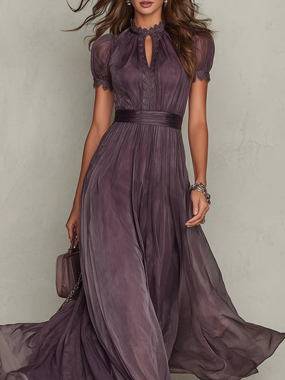 Flavia™ | Vestido Largo Violeta