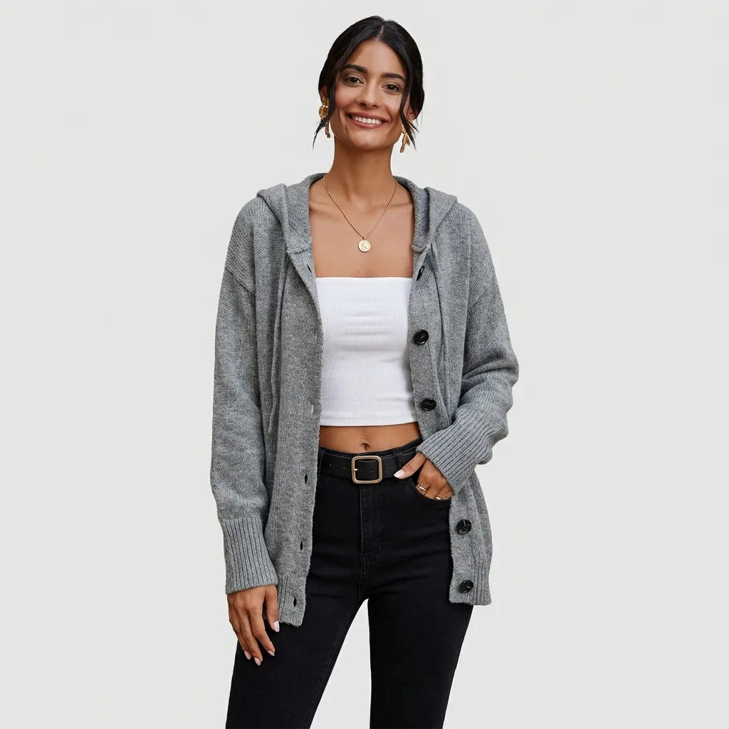 Amelia Cardigan de Punto Suave