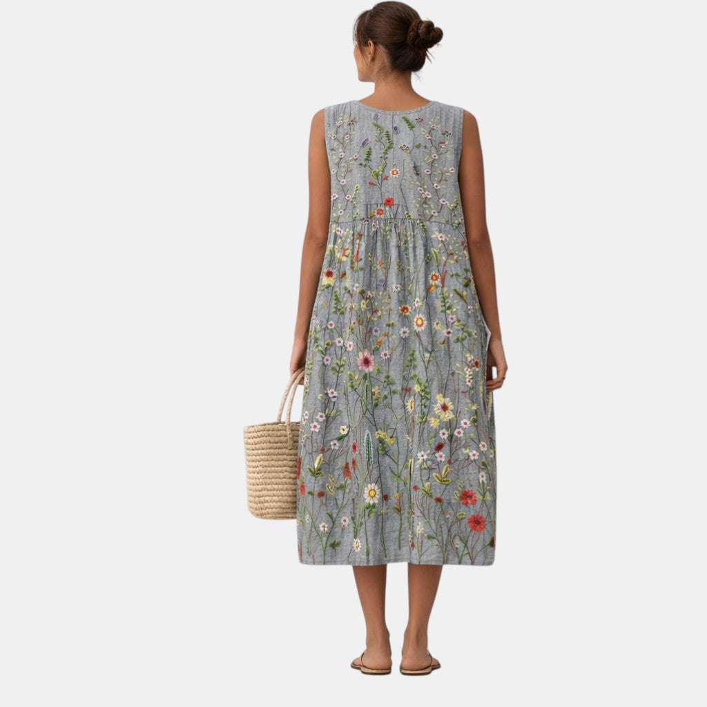 Celeste | Vestido midi casual elegante