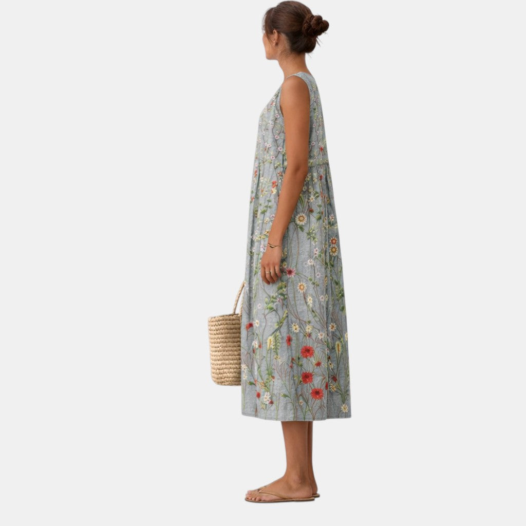 Celeste | Vestido midi casual elegante