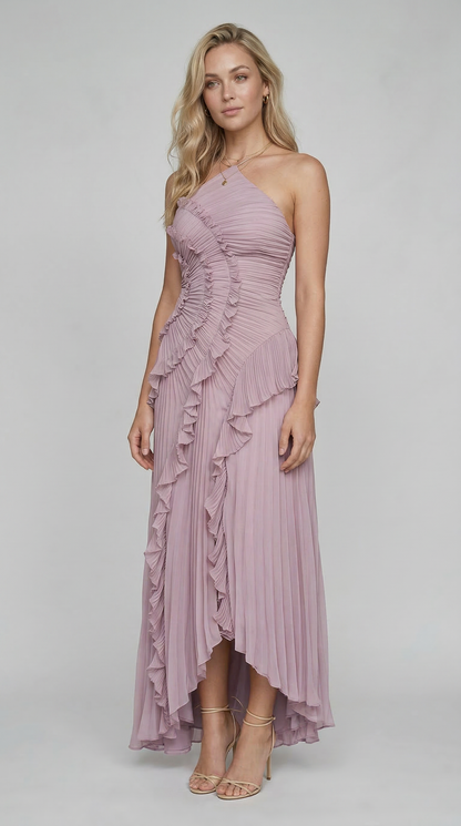 Vestido con volantes edición limitada - Morado
