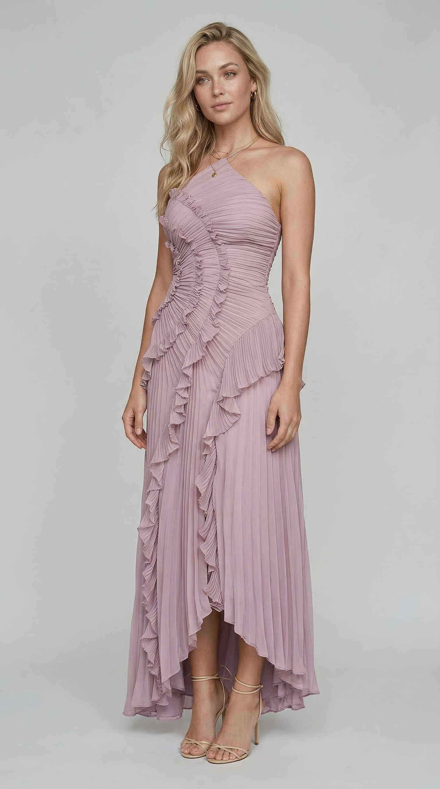 Vestido con volantes edición limitada - Rosa
