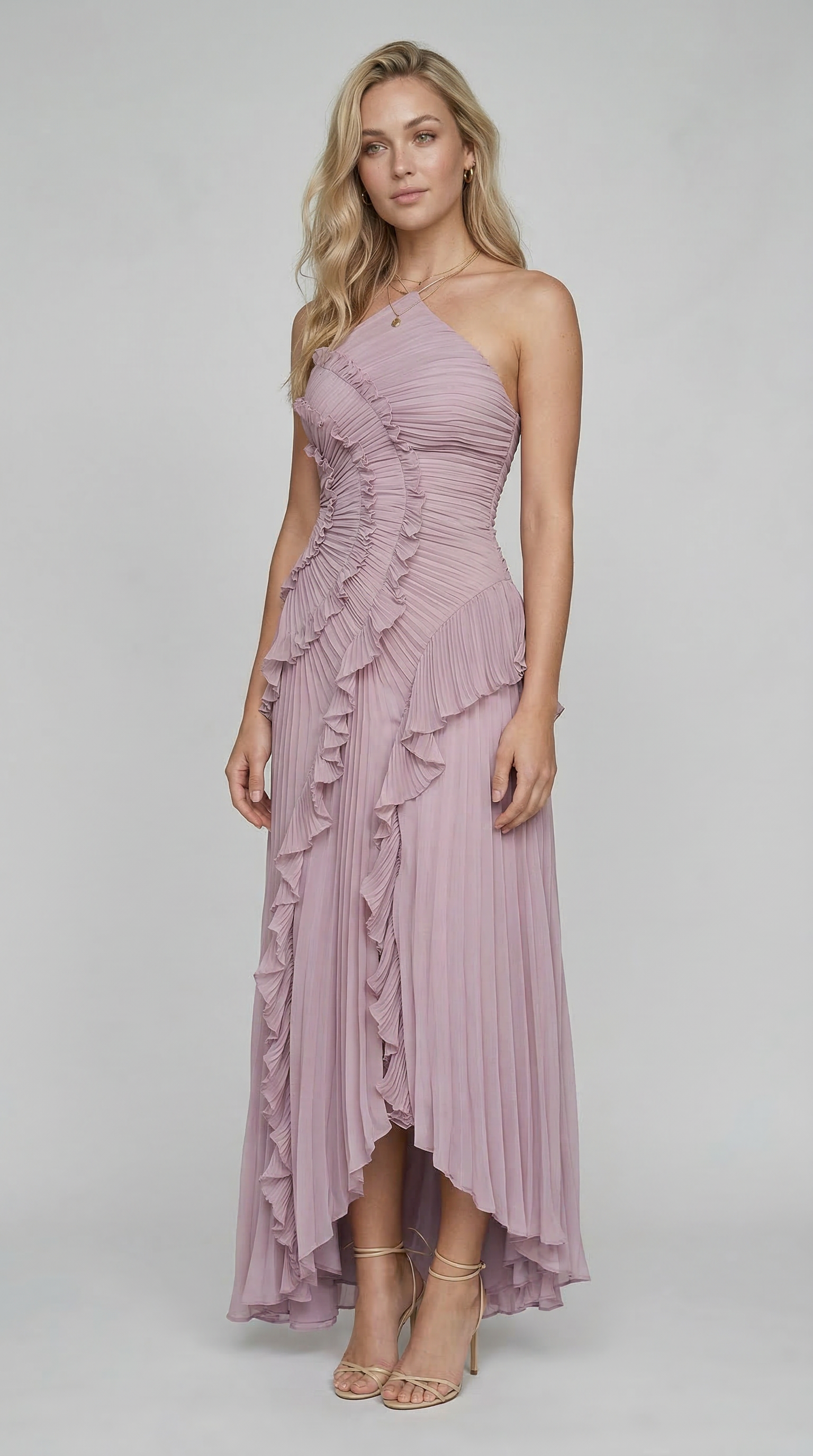 Vestido con volantes edición limitada - Rosa