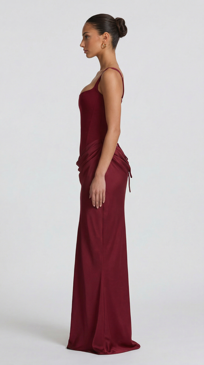 Vestido Maxi Julie Hourglass - Limón