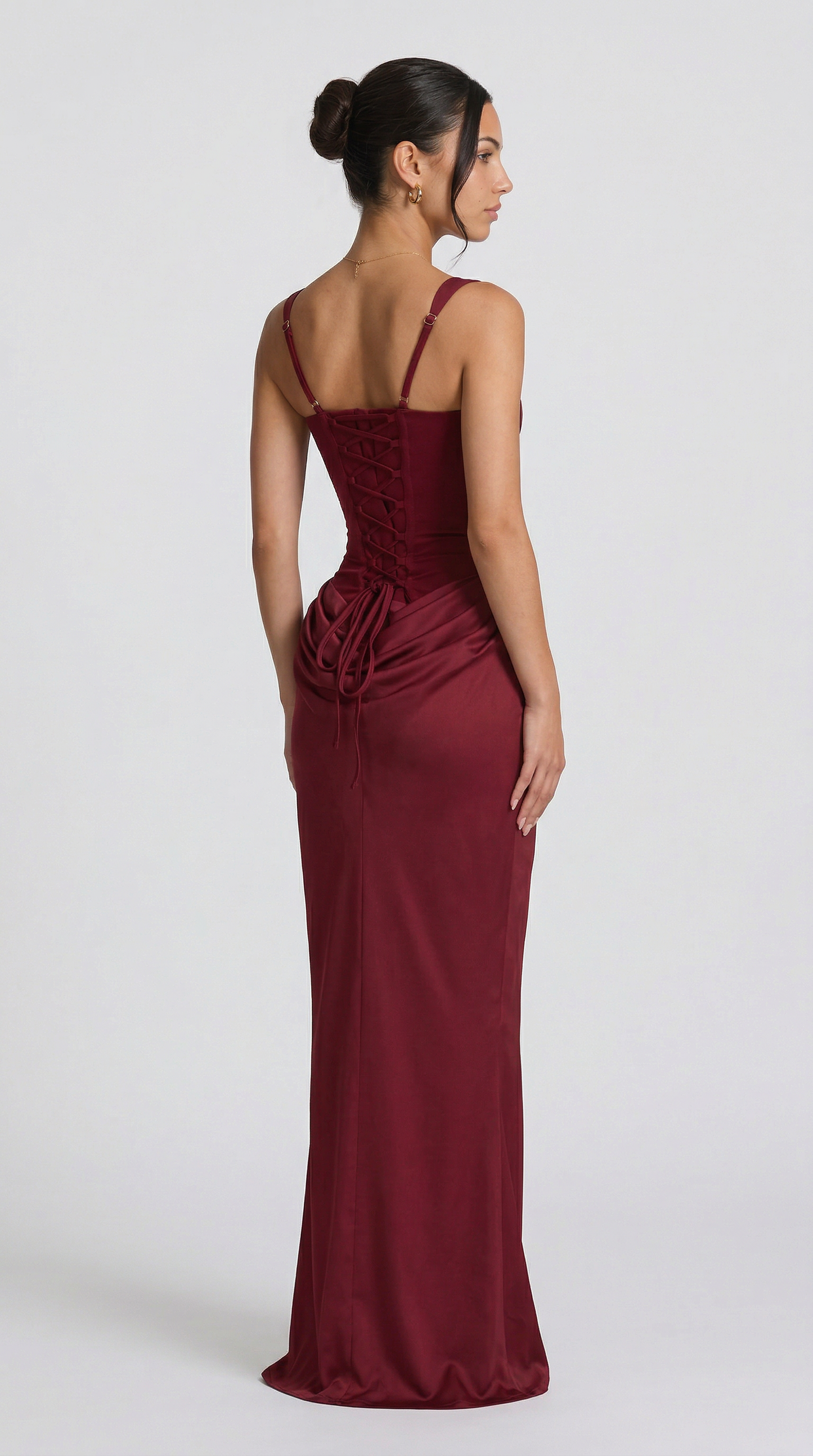 Vestido Maxi Julie Hourglass - Limón