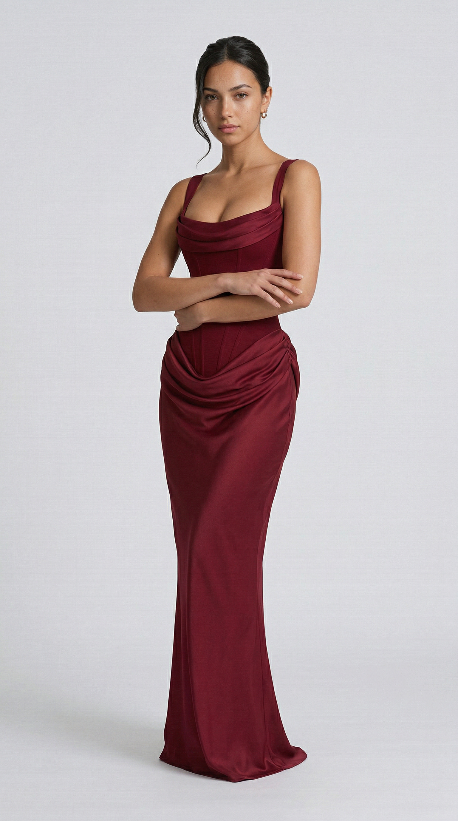 Vestido Maxi Julie Hourglass - Limón
