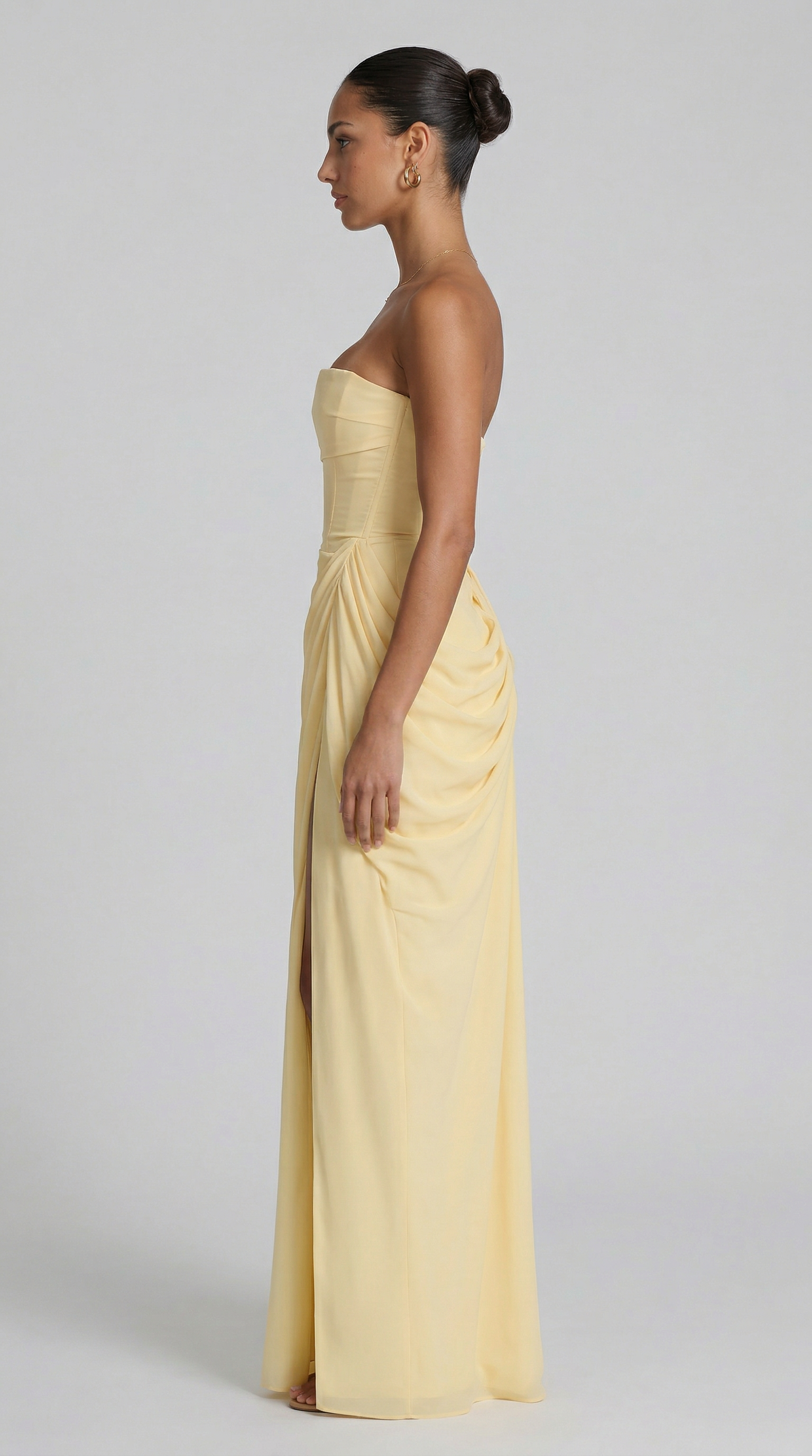 Vestido Maxi Julie Mazi - Limón