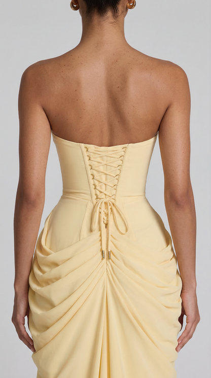 Vestido Maxi Julie Mazi - Limón