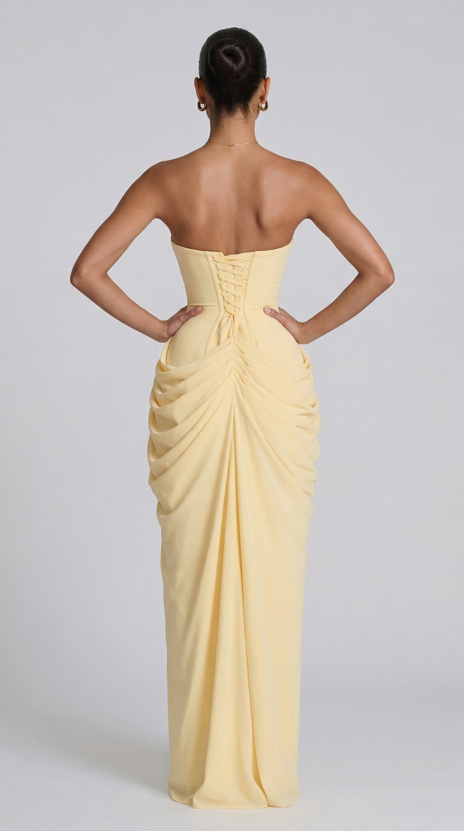 Vestido Maxi Julie Mazi - Limón
