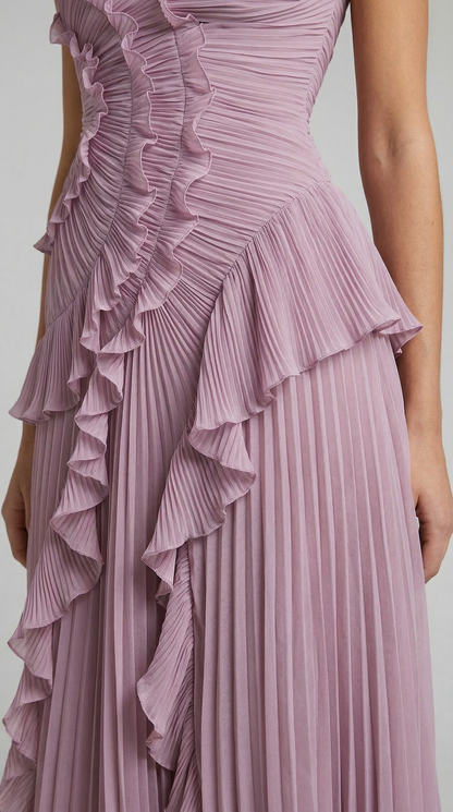 Vestido con volantes edición limitada - Rosa