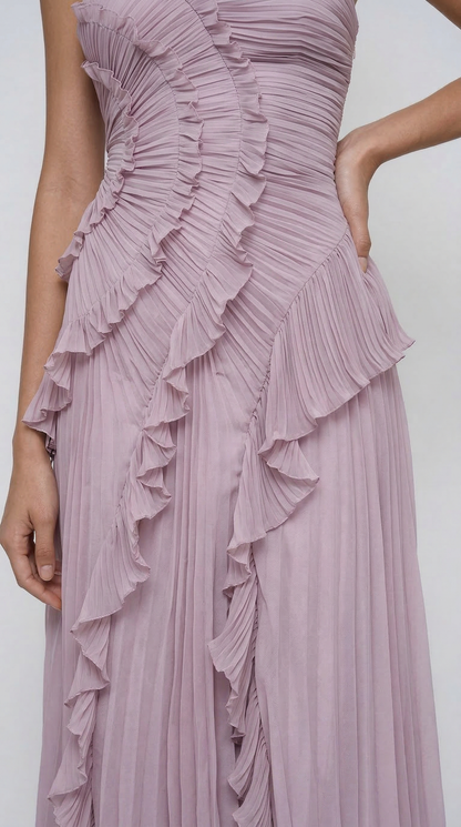 Vestido con volantes edición limitada - Rosa